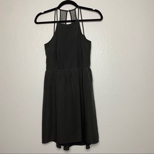 BCBGeneration high neck mesh back sundress